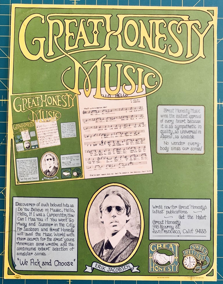 Item #10363 Great Honesty Music "We Pick and Choose"