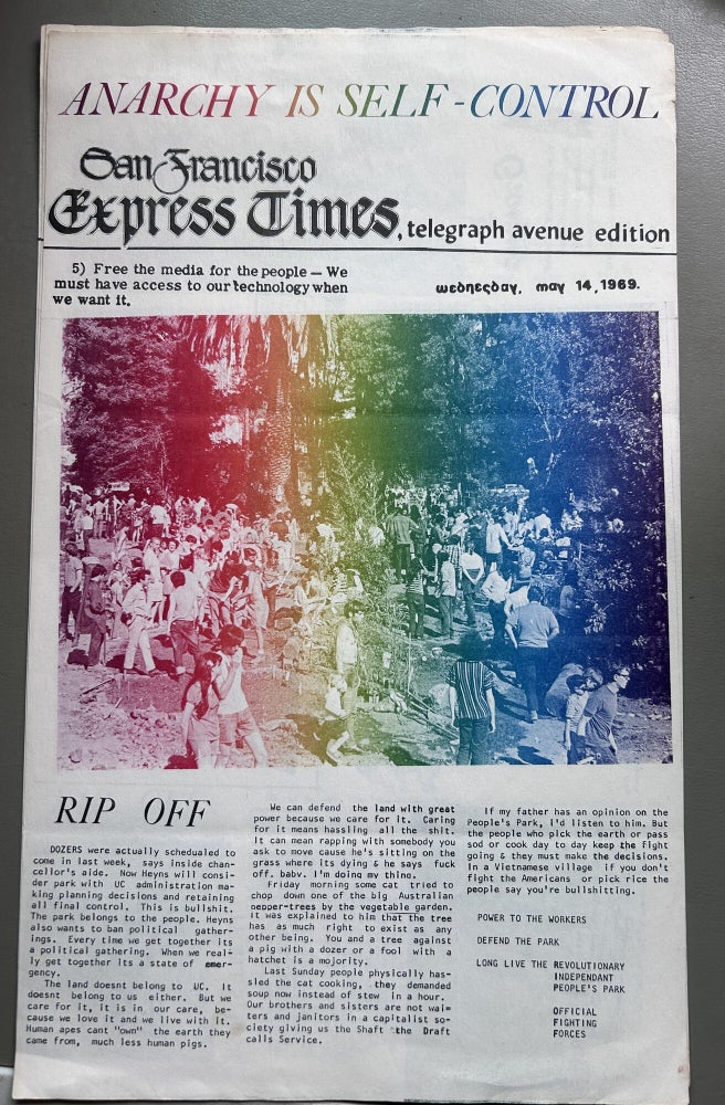 Item #10596 San Francisco Express Times (Telegraph Avenue Edition