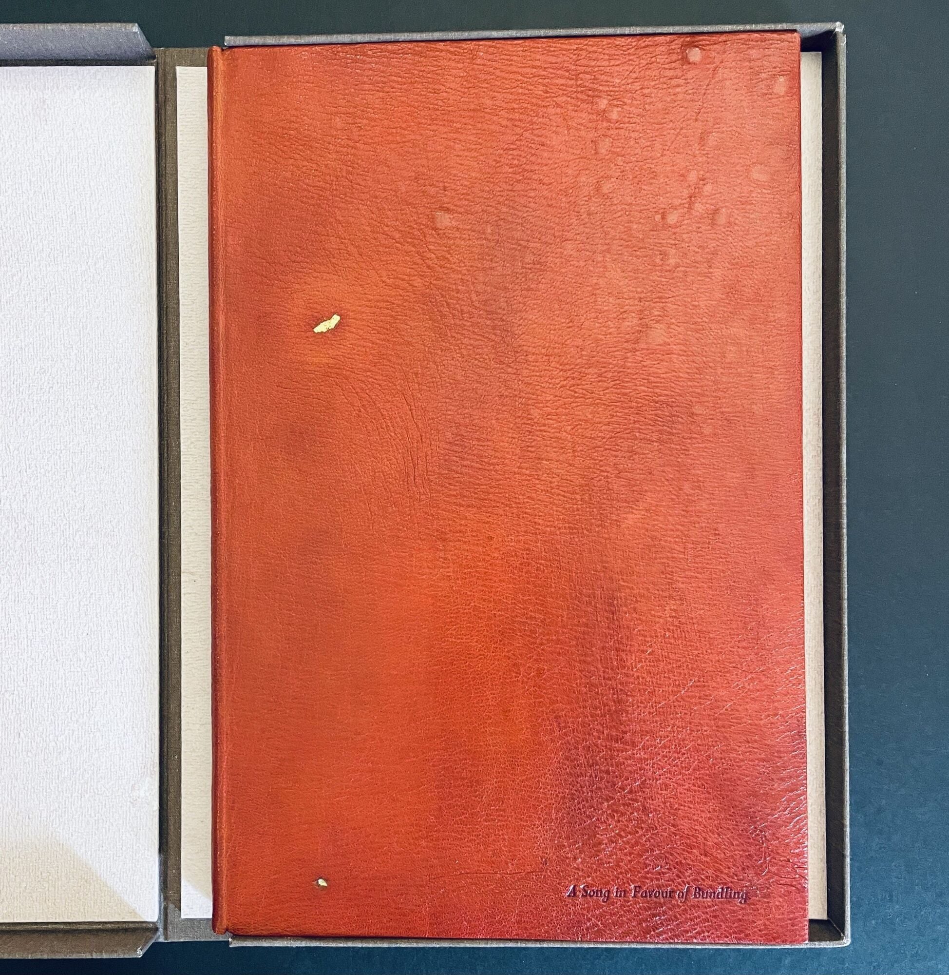 Item #10968 A Song In Favour of Bundling. Traditional American Ballad. [Design Binding]. Rigby Graham, Kate Holland, binder.