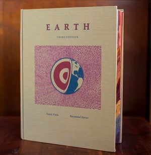 Item #11348 Earth [Artist Book/Altered Book]. Frank Press, Raymond Siever, Sara Press, artist