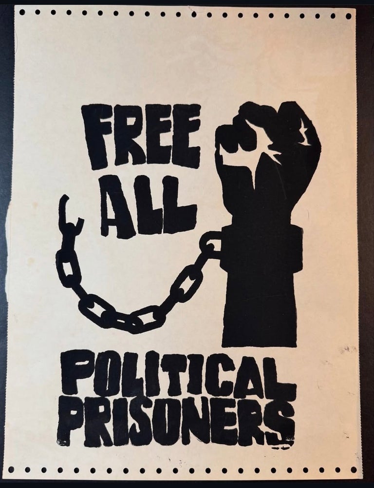 Item #12148 "Free All Politcal Prisoners" [Poster