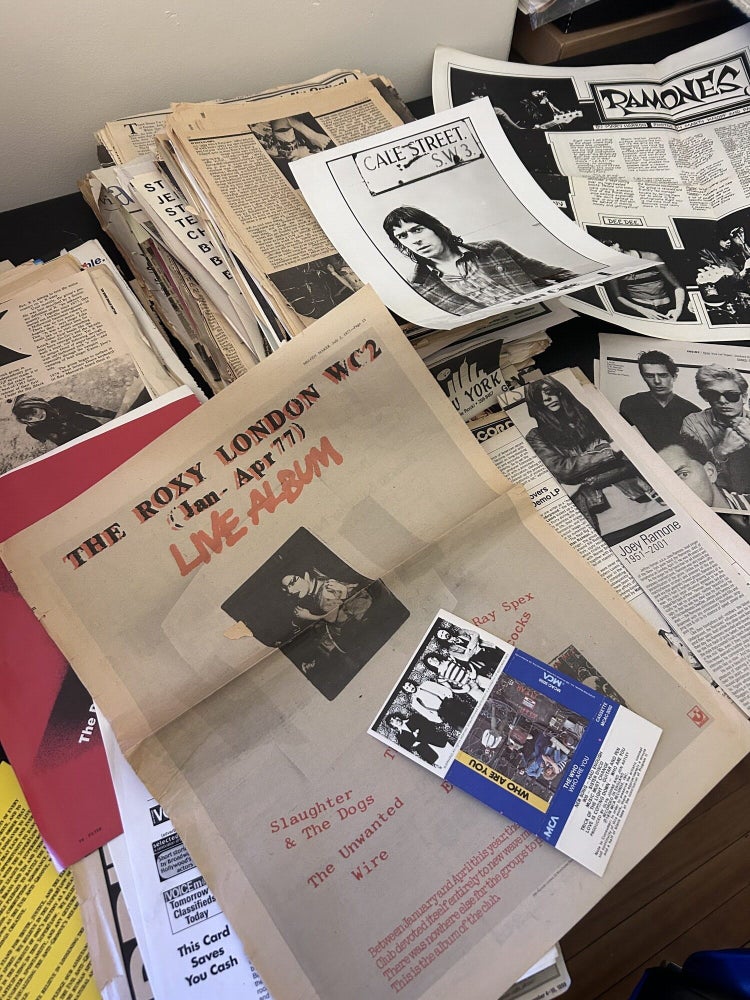 Item #12213 Jenny Lens Punk Collection of Publicity and Media ephemera. Jenny Lens