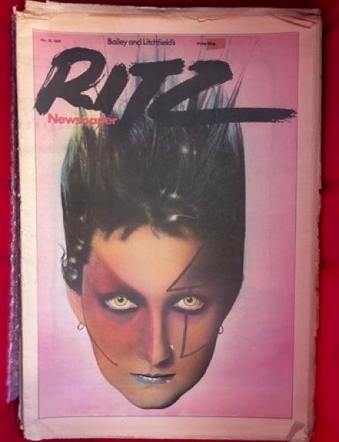Item #12221 Ritz Newspaper [one issue, no. 15]. David Litchfield, David Bailey