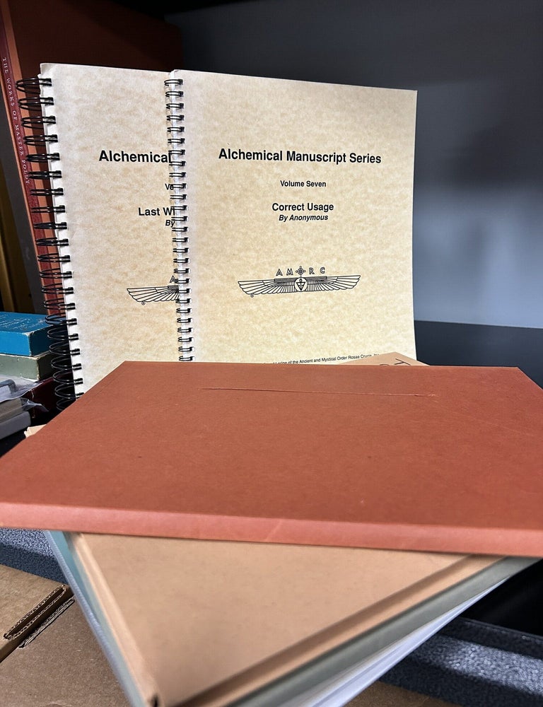 Item #13592 Brian Cotnoir collection of Alchemy source materials. Alfred Siggel