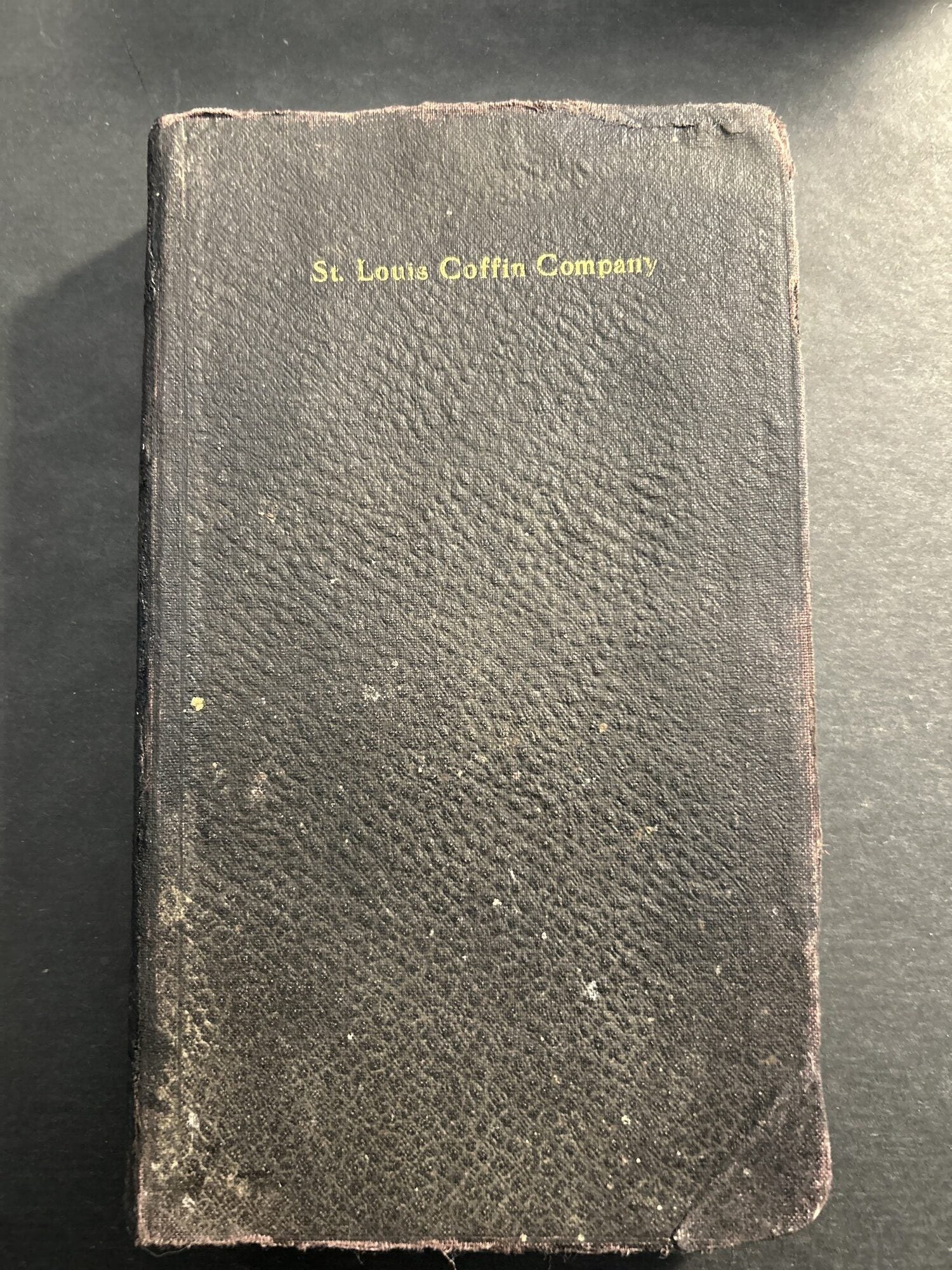 Item #13622 St. Louis Coffin Company catalogue [no. 22]