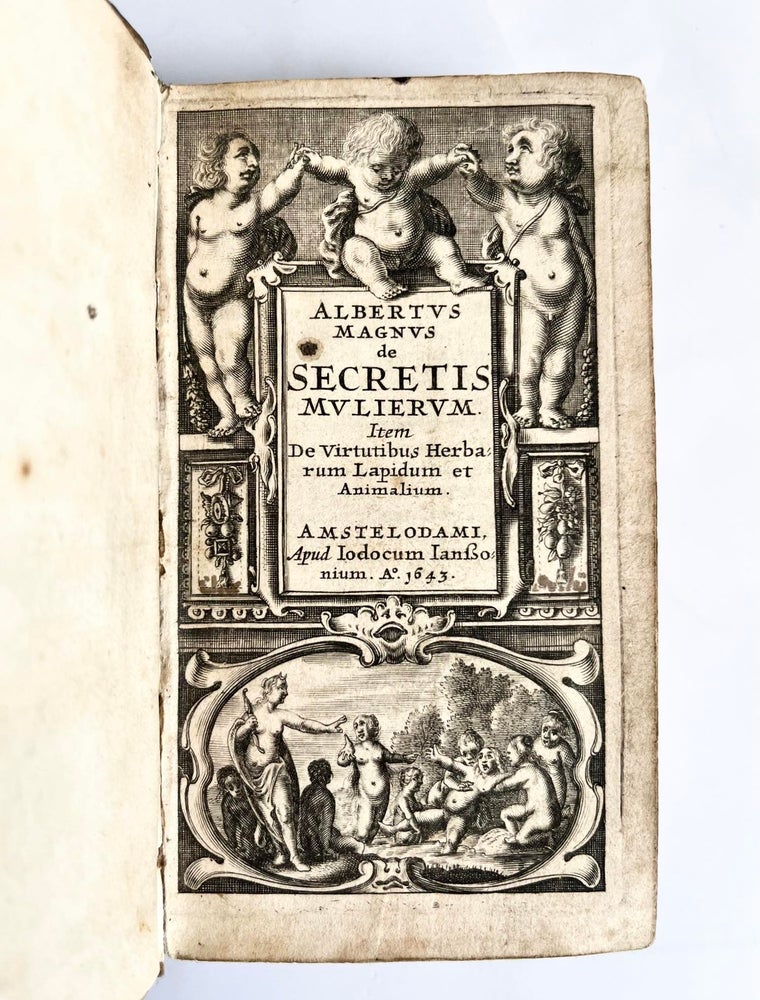 Item #13739 De Secretis Mulierum. Item De Virtutibus Herbarum Lapidum et Animalium [with Secreta...