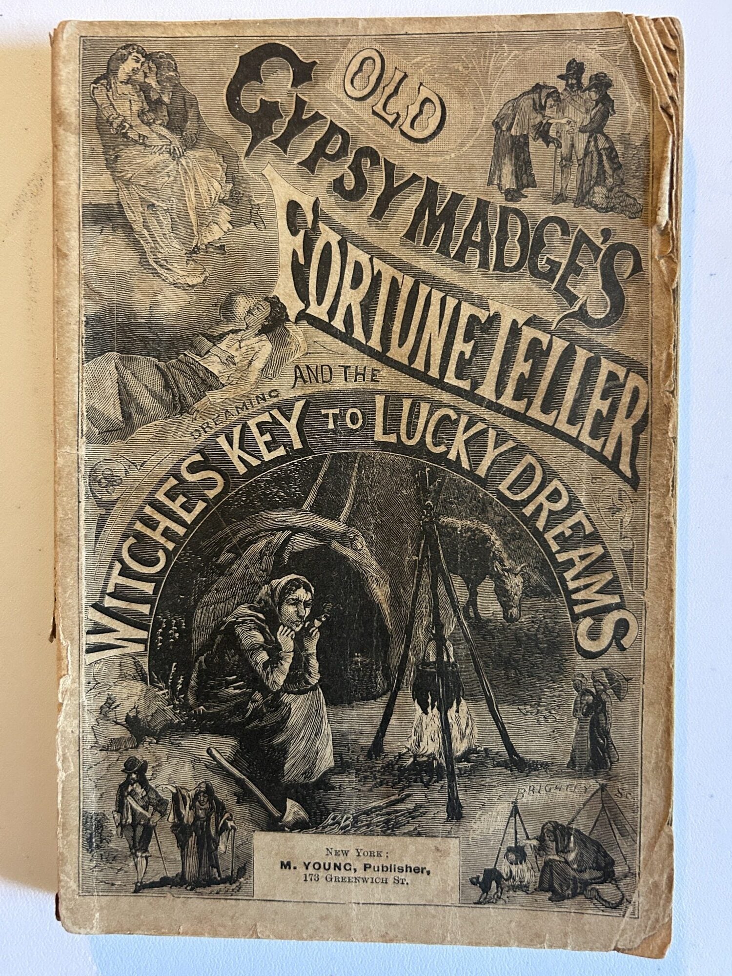 Item #13917 Old Gypsy's Madge's Fortune Teller and the Witches Key to Lucky Dreams
