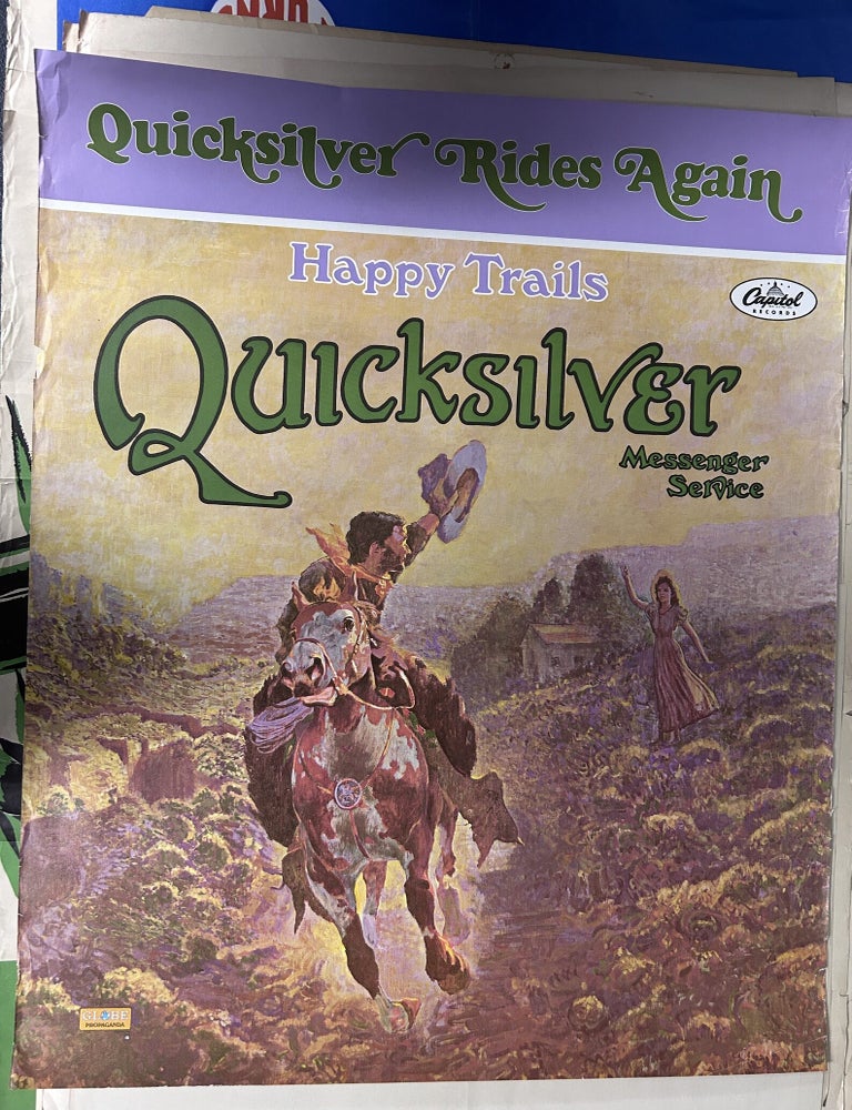 Item #13922 "Quicksilver Rides Again" // Quicksilver Messenger Service advertising...