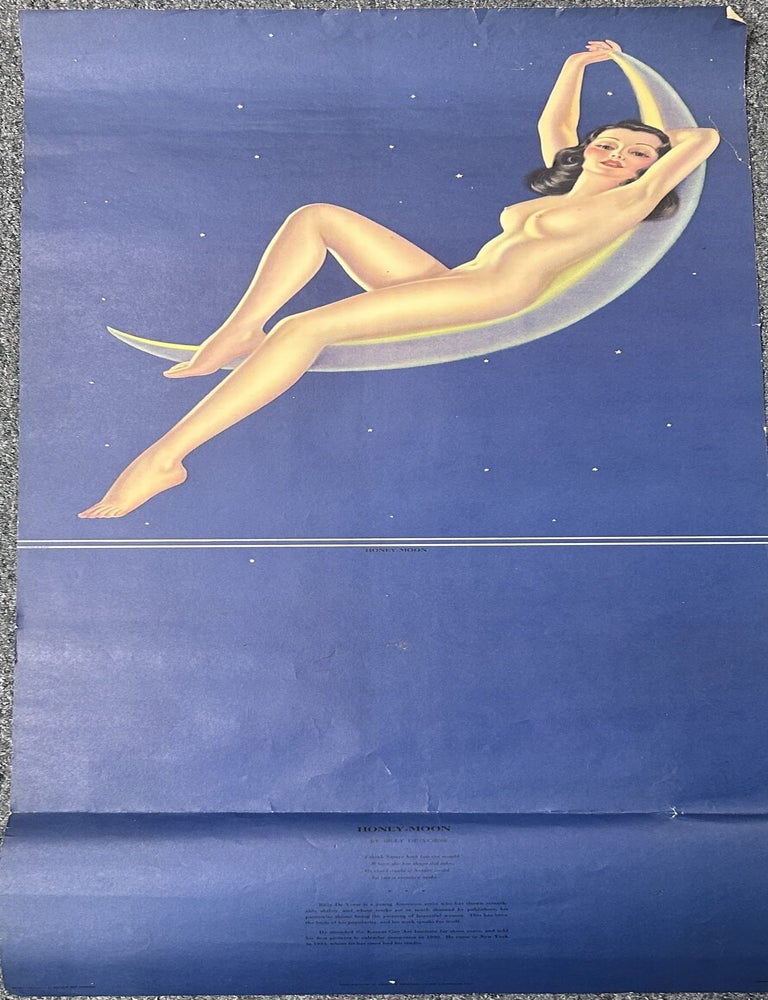 Item #13927 Honey-Moon Calendar poster. Billy De Vorss