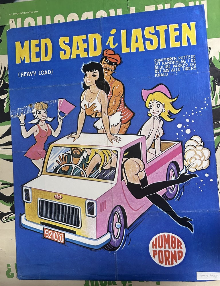 Item #13928 Med Saed I Lasten // "Heavy Load" film poster