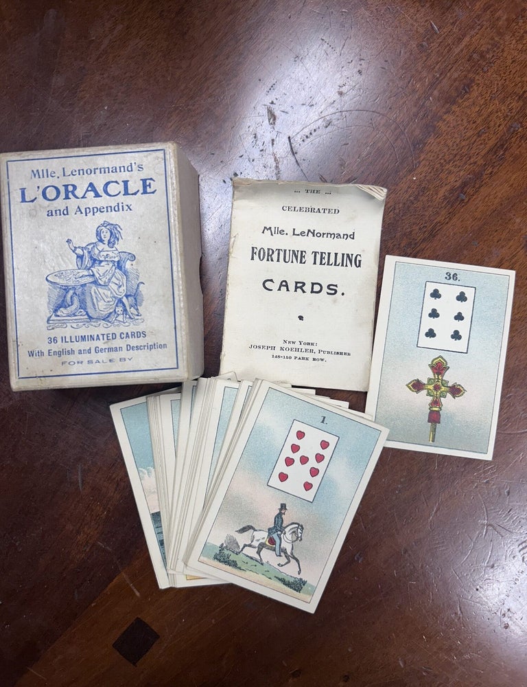 Item #13947 [Fortune Telling] Mlle. Lenormand&rsquo;s L&rsquo;Oracle and Appendix: 36 Illuminated Cards...