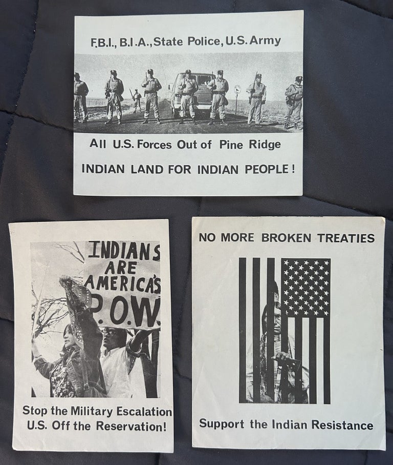 Item #13986 American Indian Movement (AIM) protest leaflets [Three