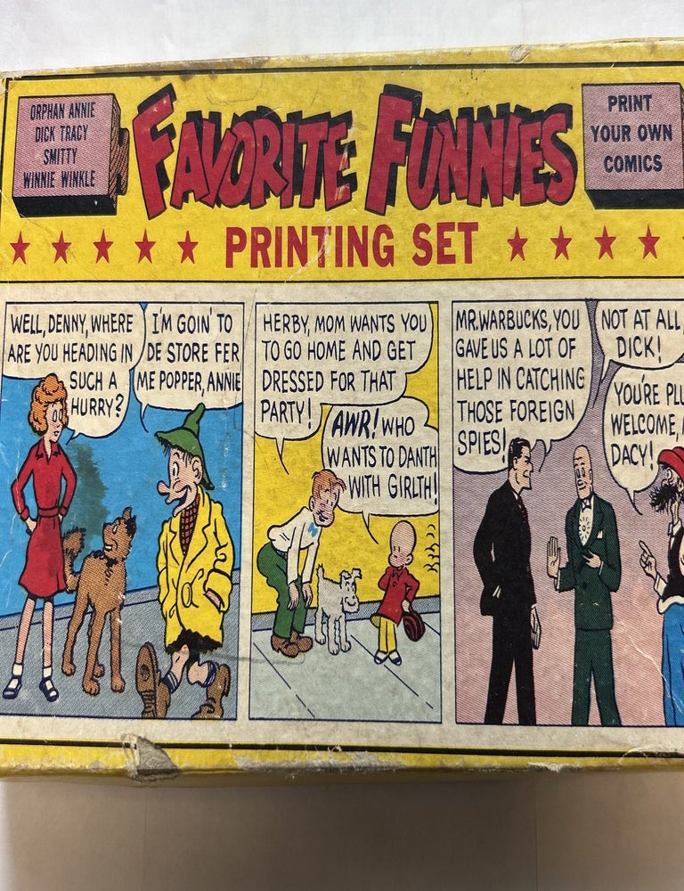 Item #14007 Favorite Funnies Printing Set // Print Your Own Comics. Superior Set No. 4004
