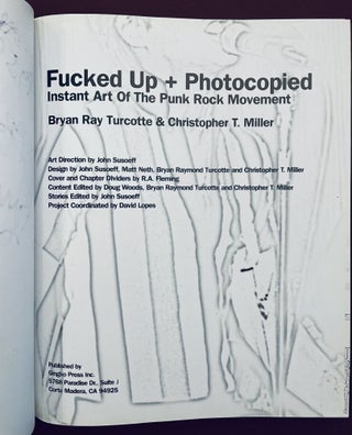 Fucked up + Photo Copied: Instant Art of the Punk Rock Movement