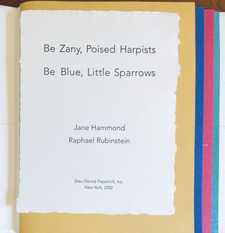 Be Zany, Poised Harpists / Be Blue, Little Sparrows