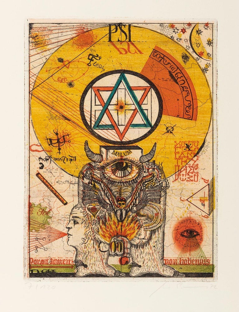 Item #9476 [PSI]. Uwe Bremer, printer artist